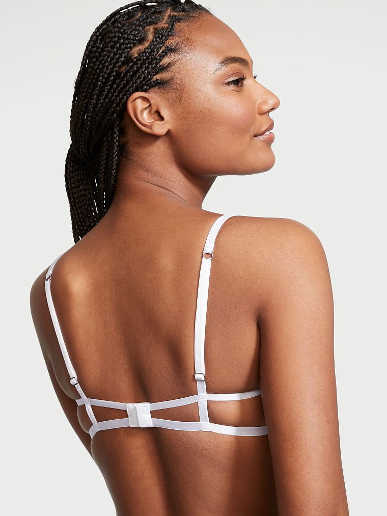 Secret-Garden Open-Cup Balconette Bra