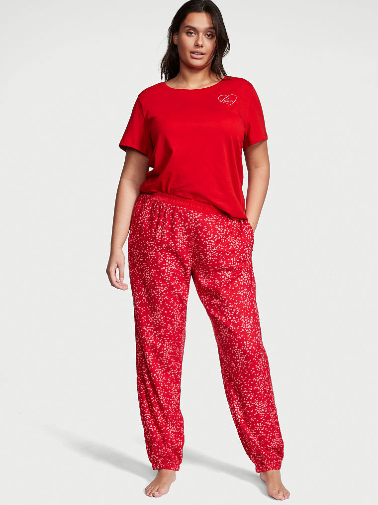 Flannel Tee-jama Set