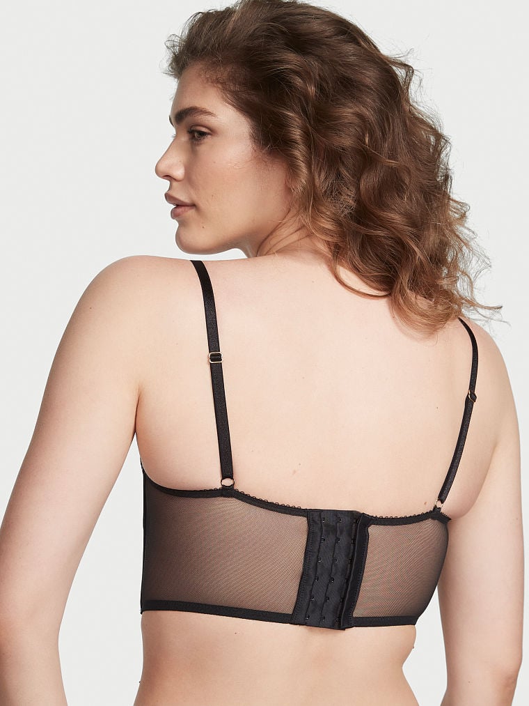 Push-Up Embroidered Corset Top