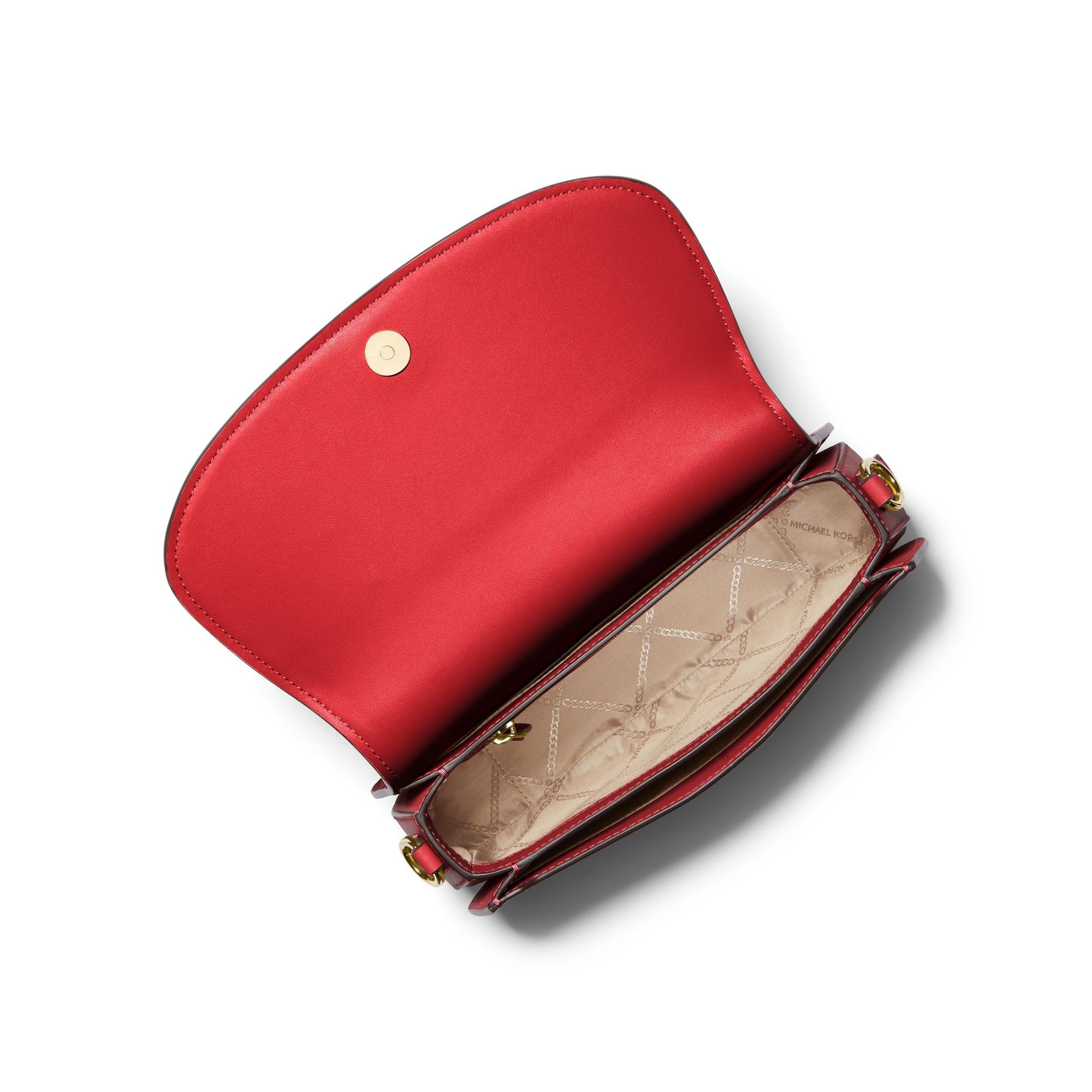 Mila Medium Leather Messenger Bag