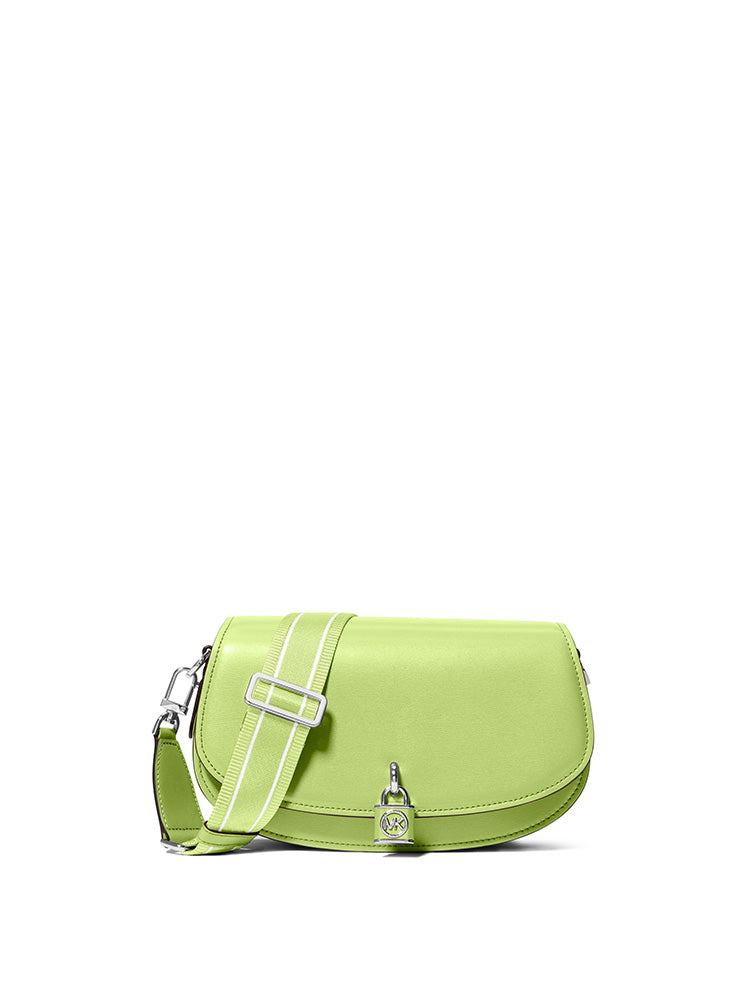 Mila Medium Leather Messenger Bag