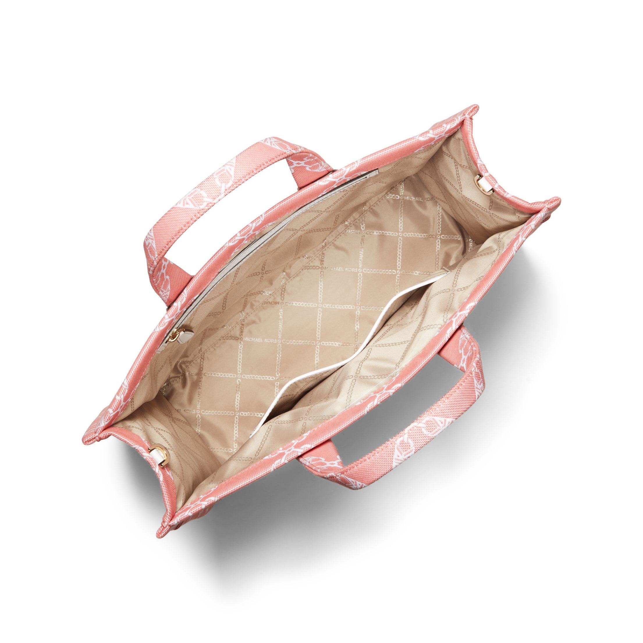 Gigi Large Empire Logo Jacquard Tote Bag