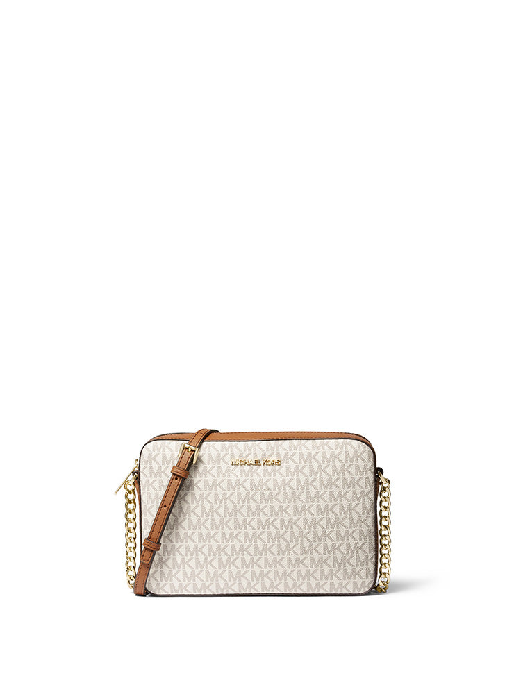 Jet Set Large Printed Logo Crossbody Bag