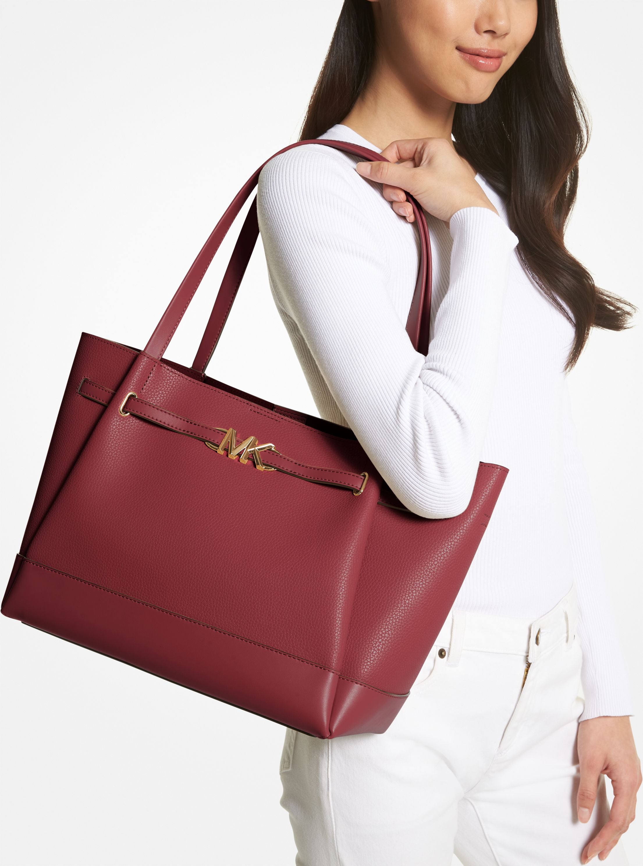 Reed Large Pebbled Leather Tote Bag