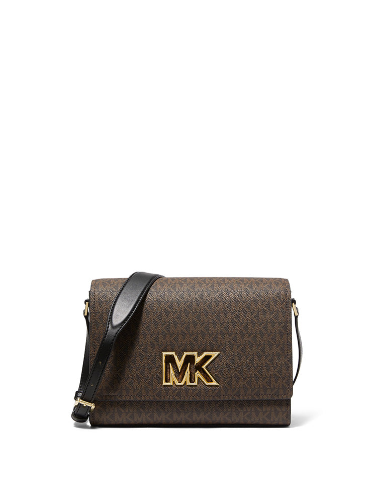 Mimi Medium Logo Messenger Bag