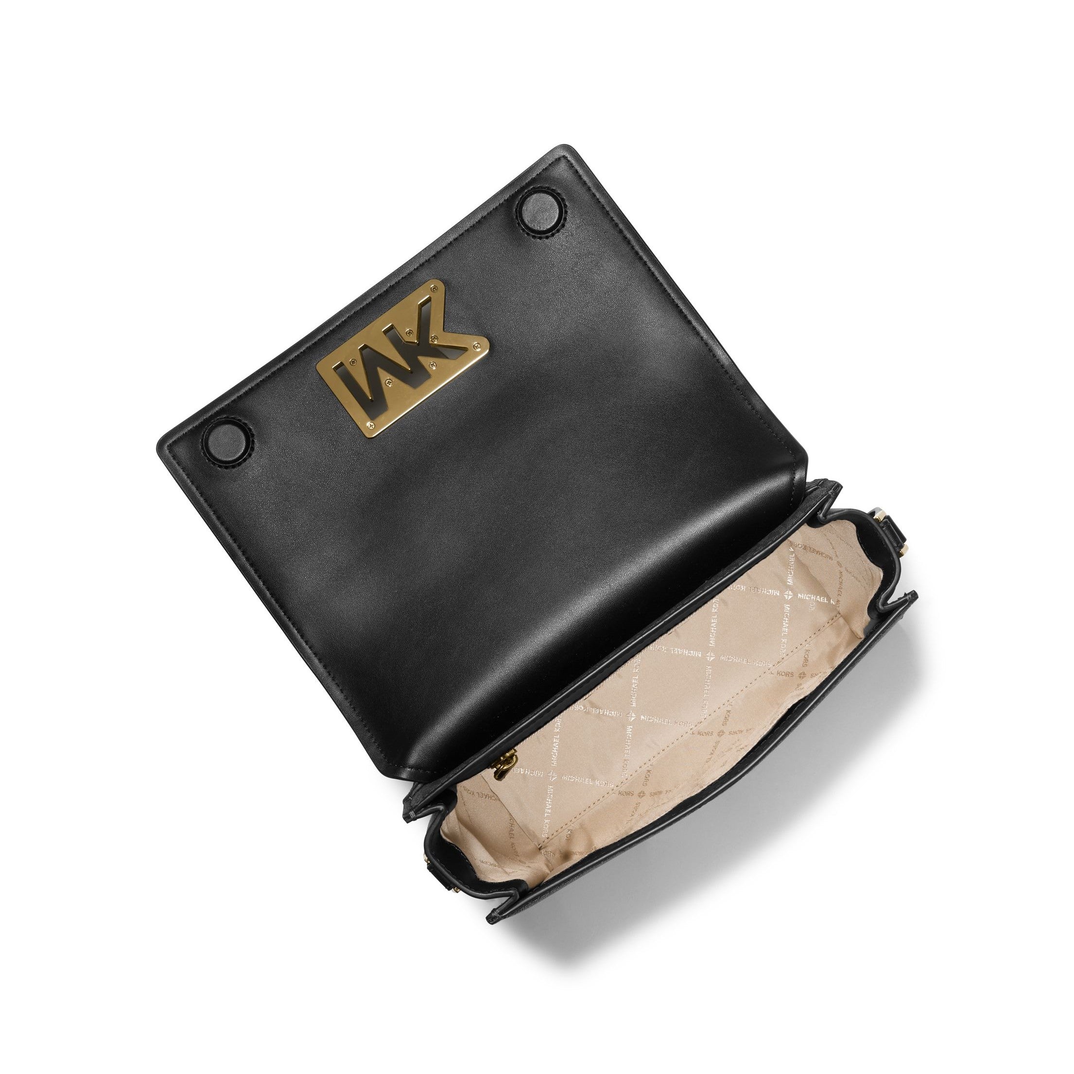 Mimi Medium Logo Messenger Bag