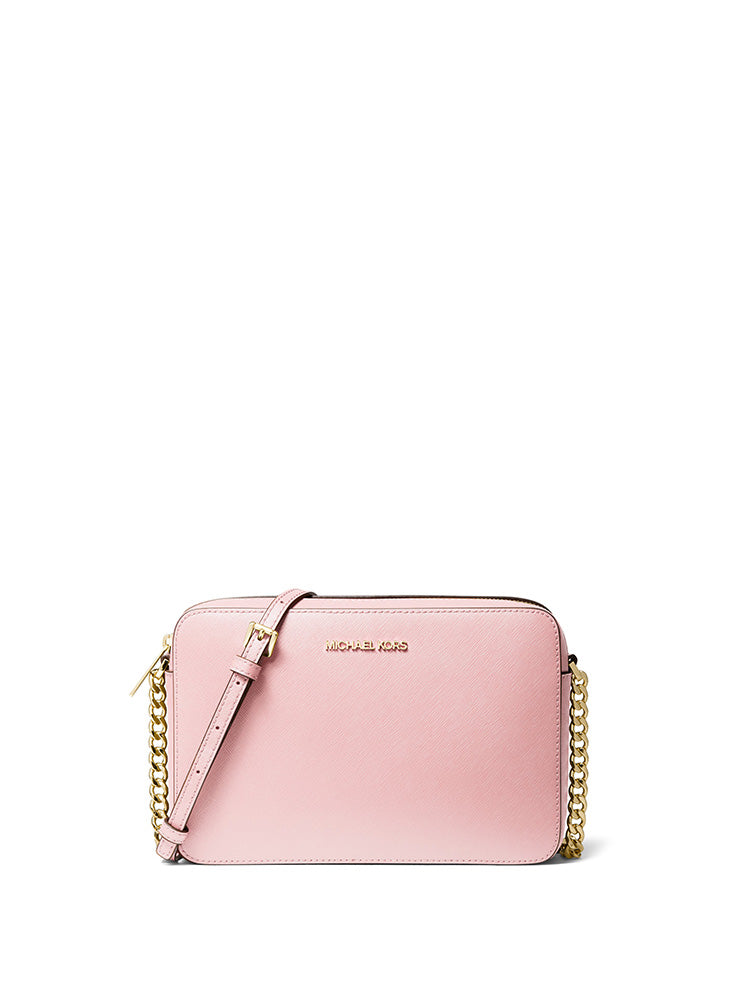 Jet Set Large Leather Crossbody Bag