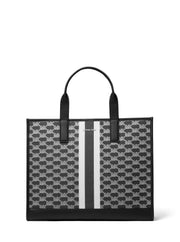 Cooper Striped Logo Jacquard Tote Bag