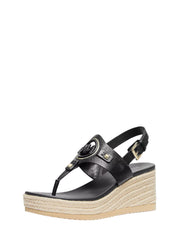 Aubrey Cutout Leather Wedge Sandal