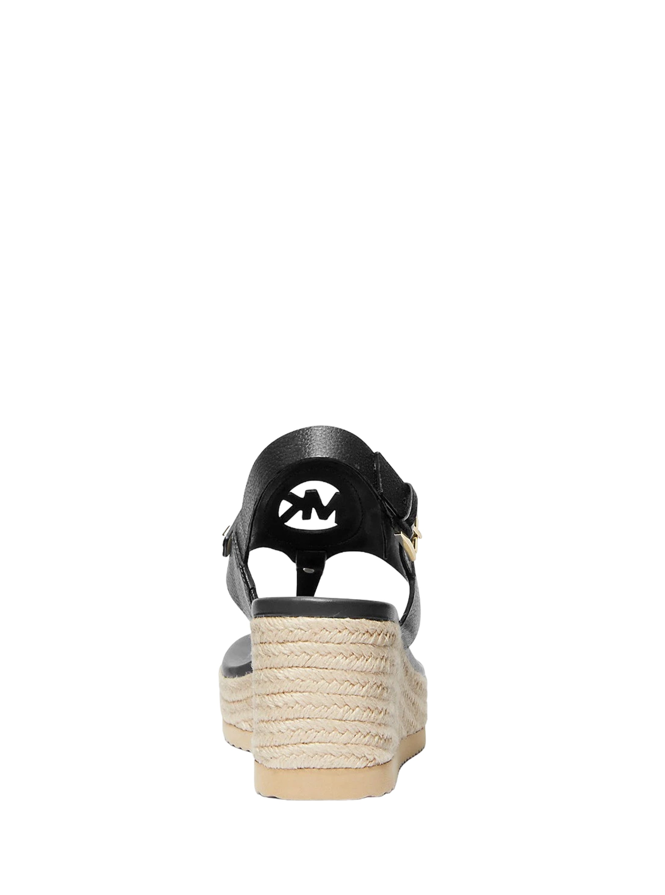 Aubrey Cutout Leather Wedge Sandal