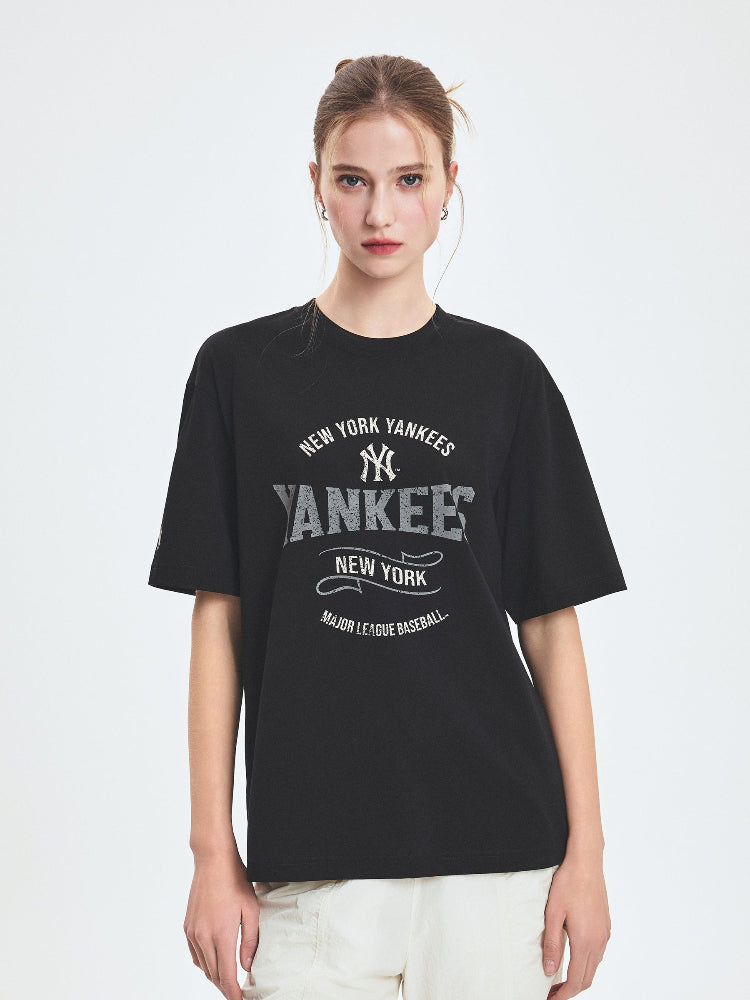 VARSITY VINTAGE COLOR GRAPHIC OVER FIT T-SHIRTS