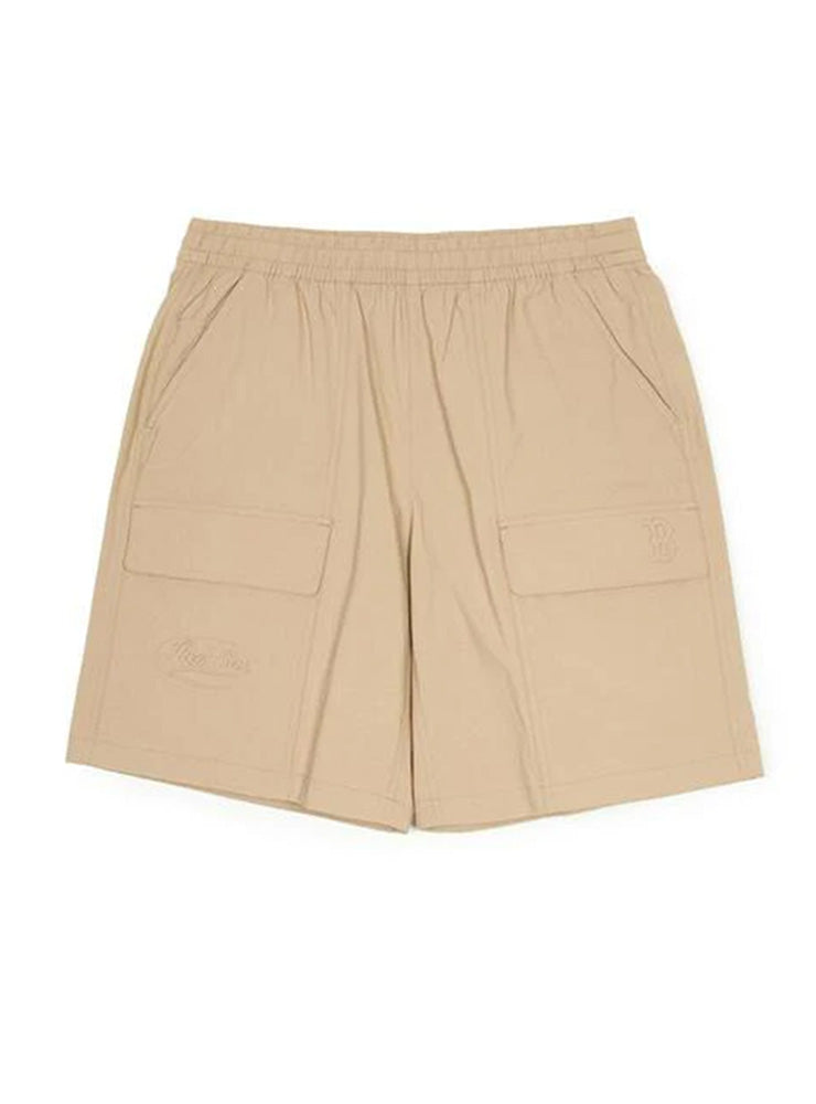 VINTAGE CURSIVE COTTON TOUCH MULTI CARGO 9" SHORTS BOSTON REDSOX