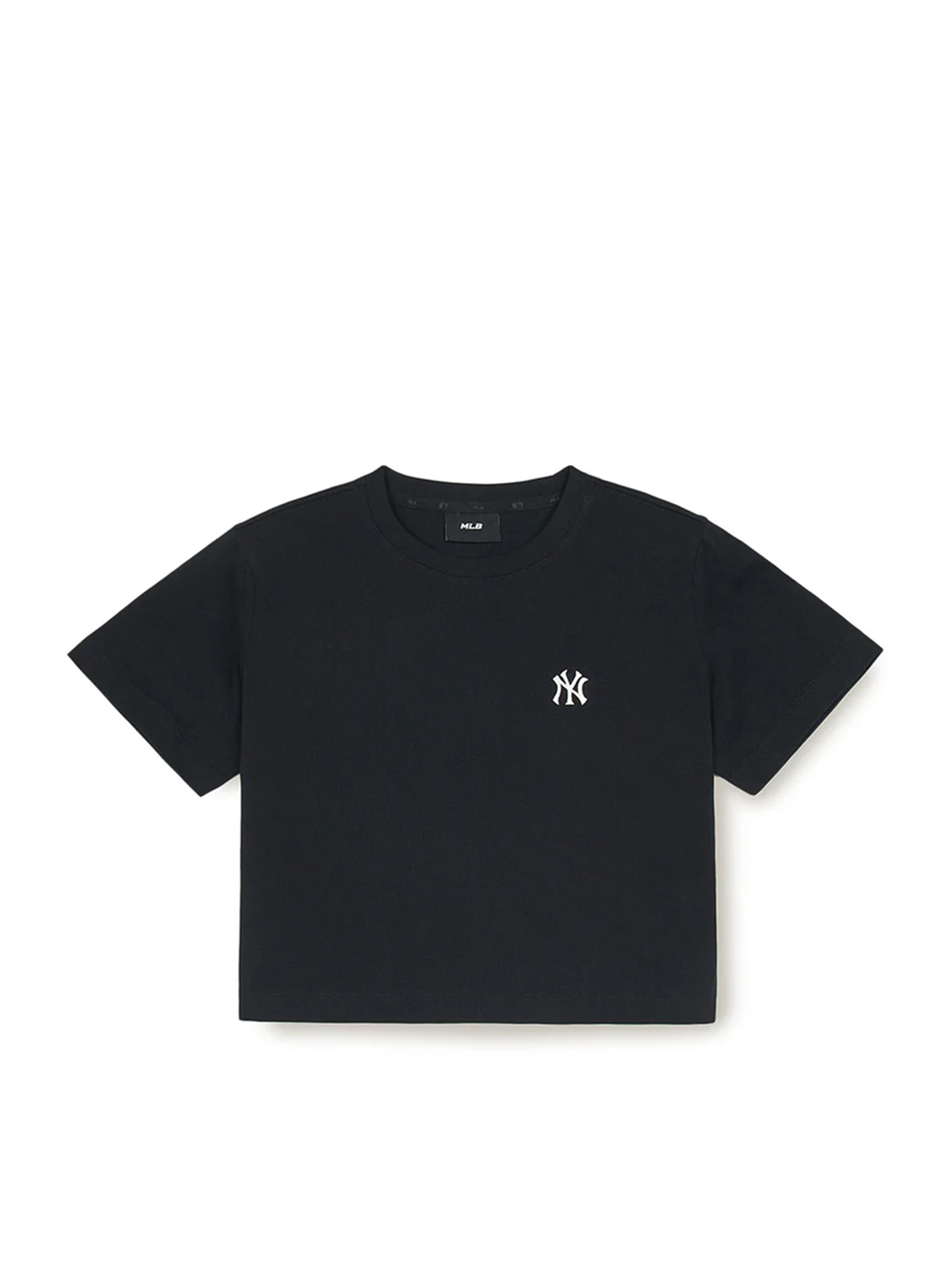 WOMEN'S BASIC CROP T SHRTS NEW YORK YANKEES