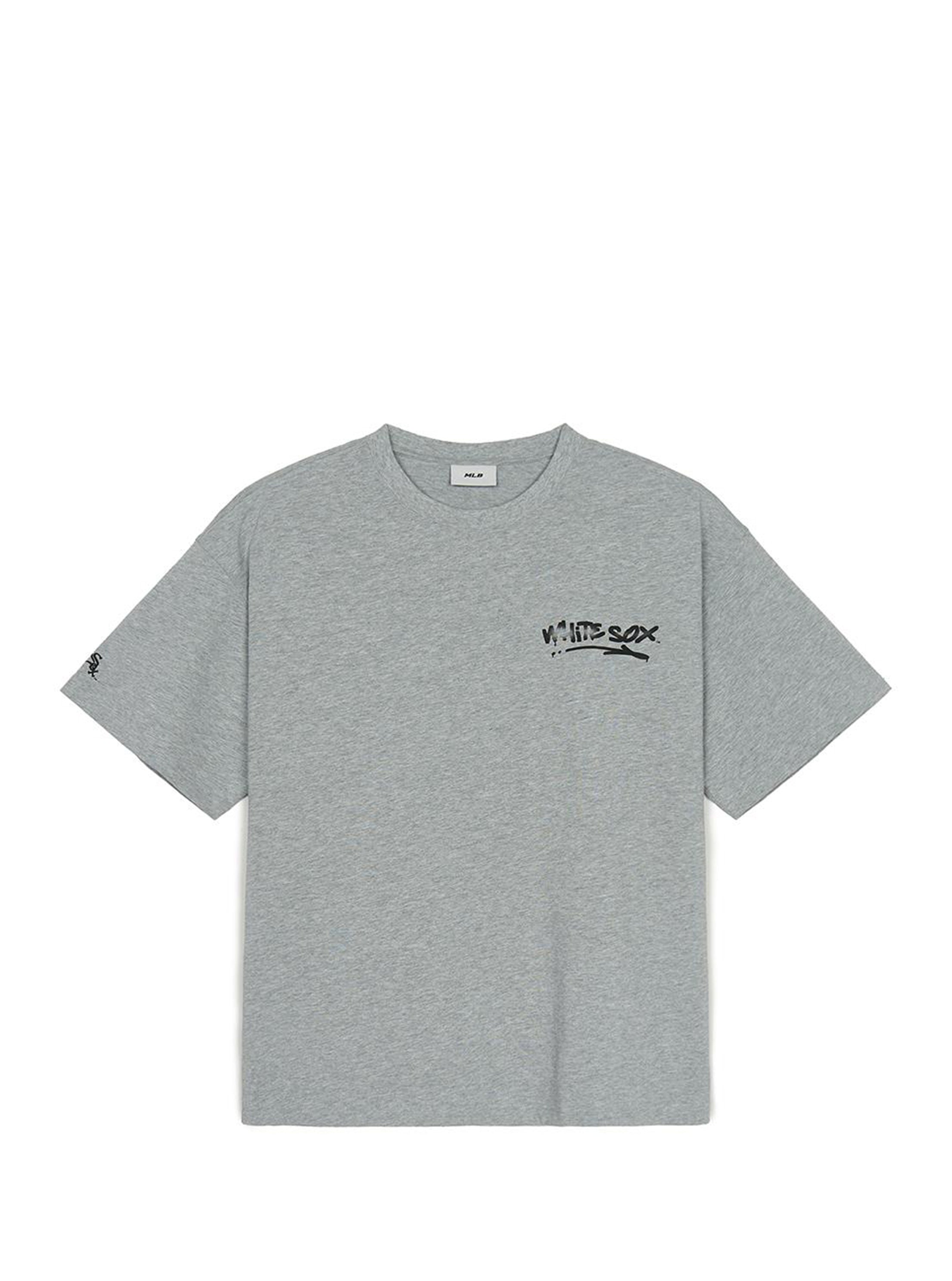 BASIC STREET LOGO HEAVY WEIGHT MEGA-OVERSIZED-FIT T-SHIRT CHICAGO WHITE SOX