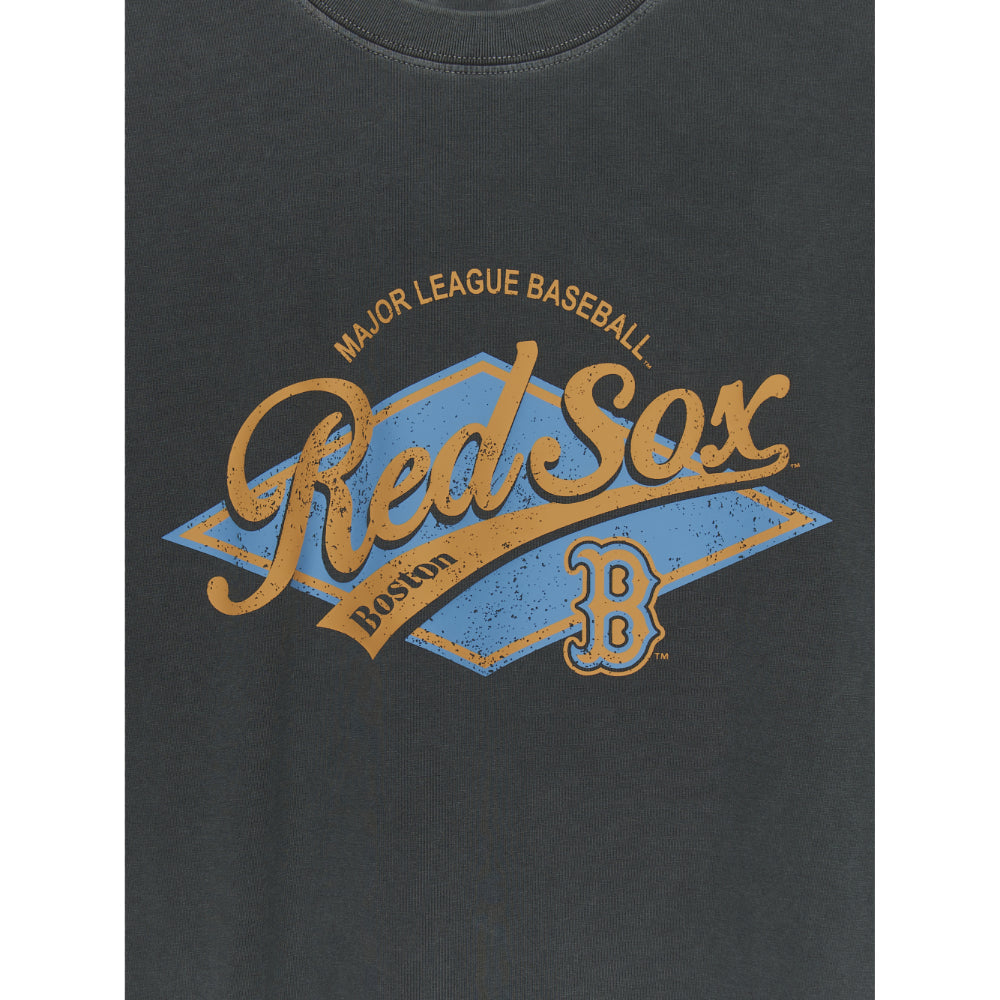 VARSITY VINTAGE WASHING GRAPHIC MEGA-OVERSIZED-FIT T-SHIRT BOSTON RED SOX
