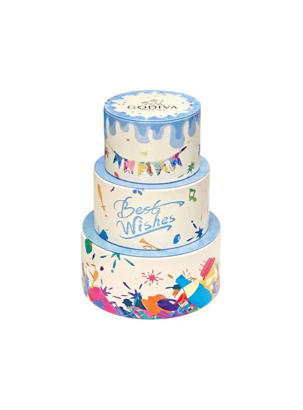 NOVELTY G CUBE CAKE TIN 10PCS