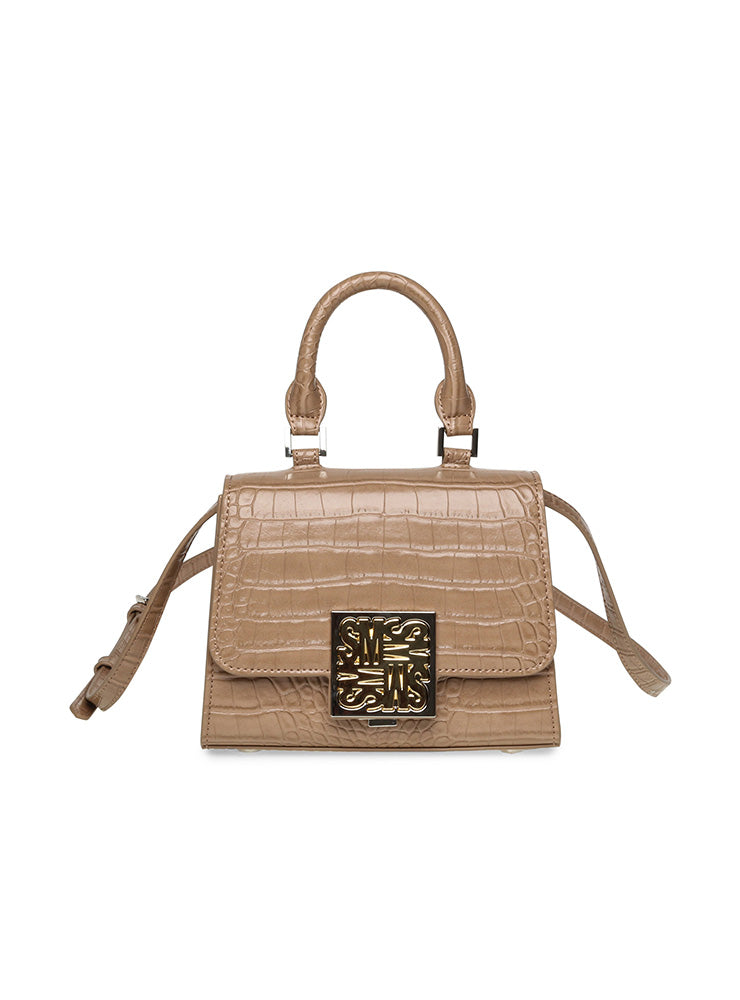BJANAE BEIGE TOP HANDLE BAG