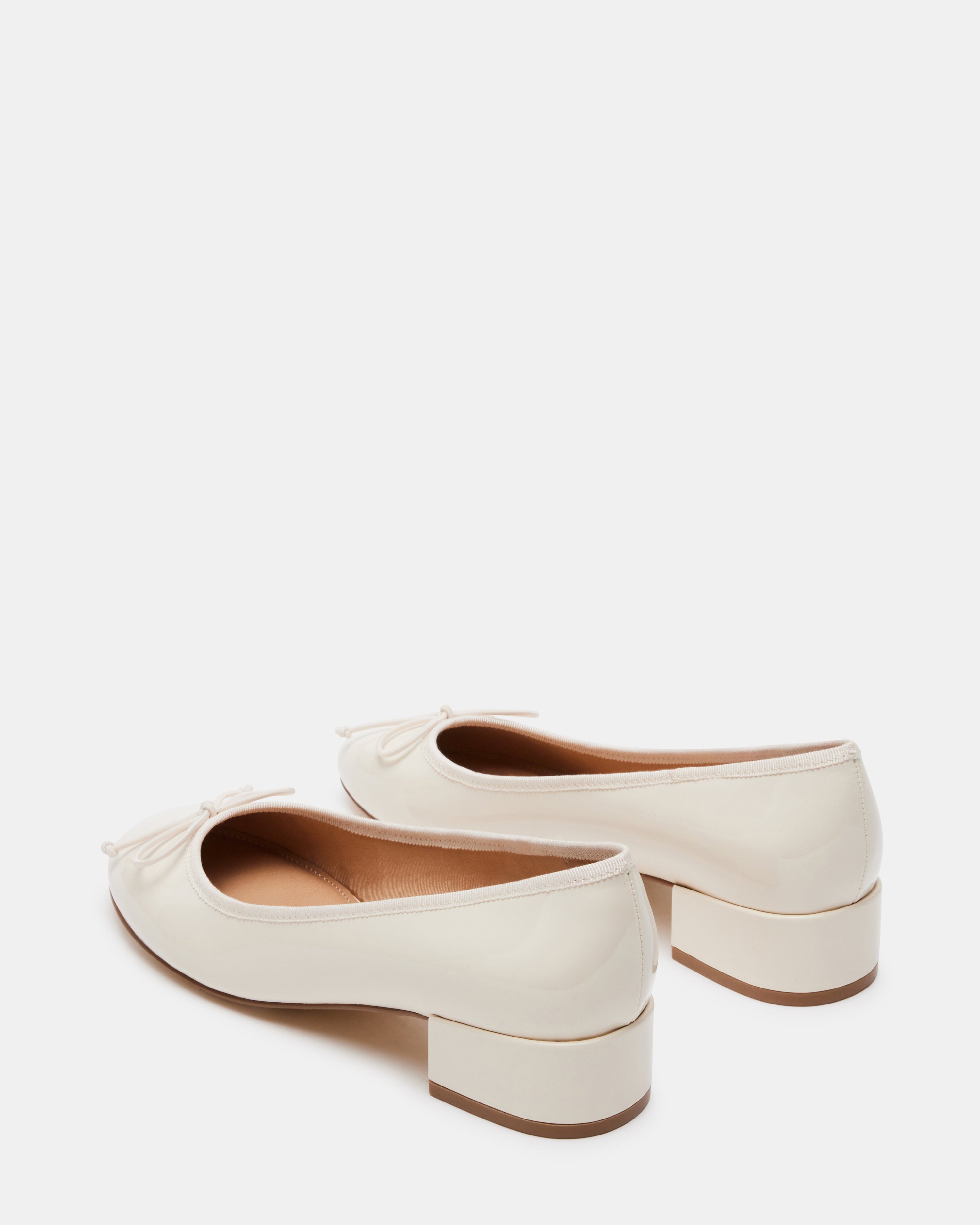 CHERISH BONE PATENT HEELS