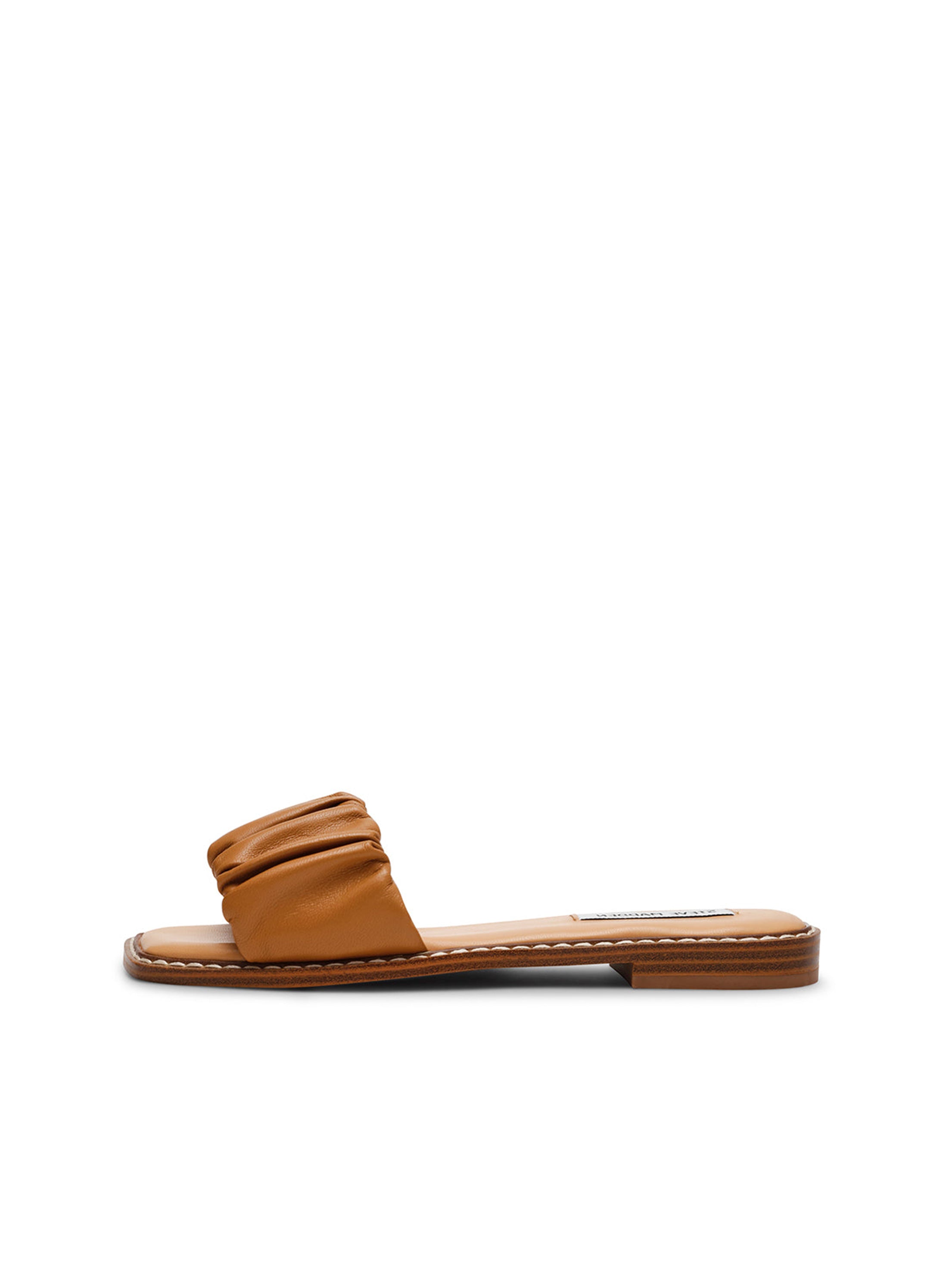 STOCKTON TAN LEATHER SANDALS