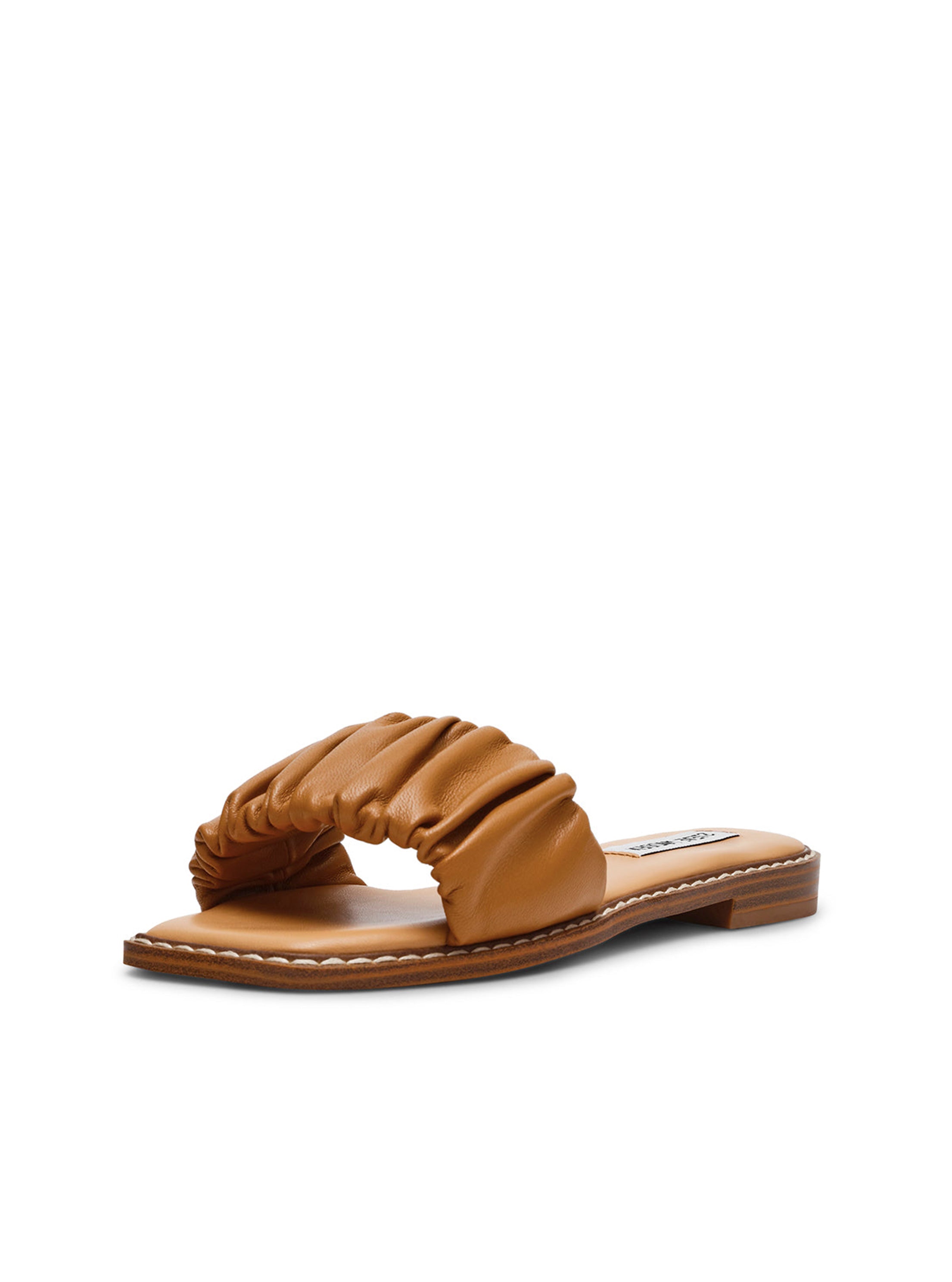 STOCKTON TAN LEATHER SANDALS