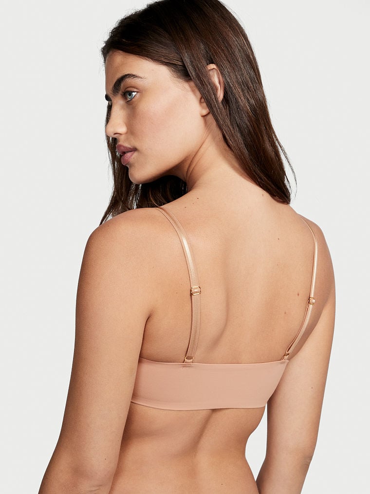 Smooth Straight-Neck Lounge Bra