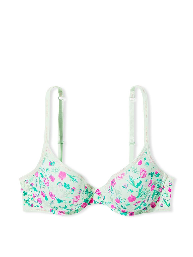 The T-shirt Mini Logo Foldover Demi Bra