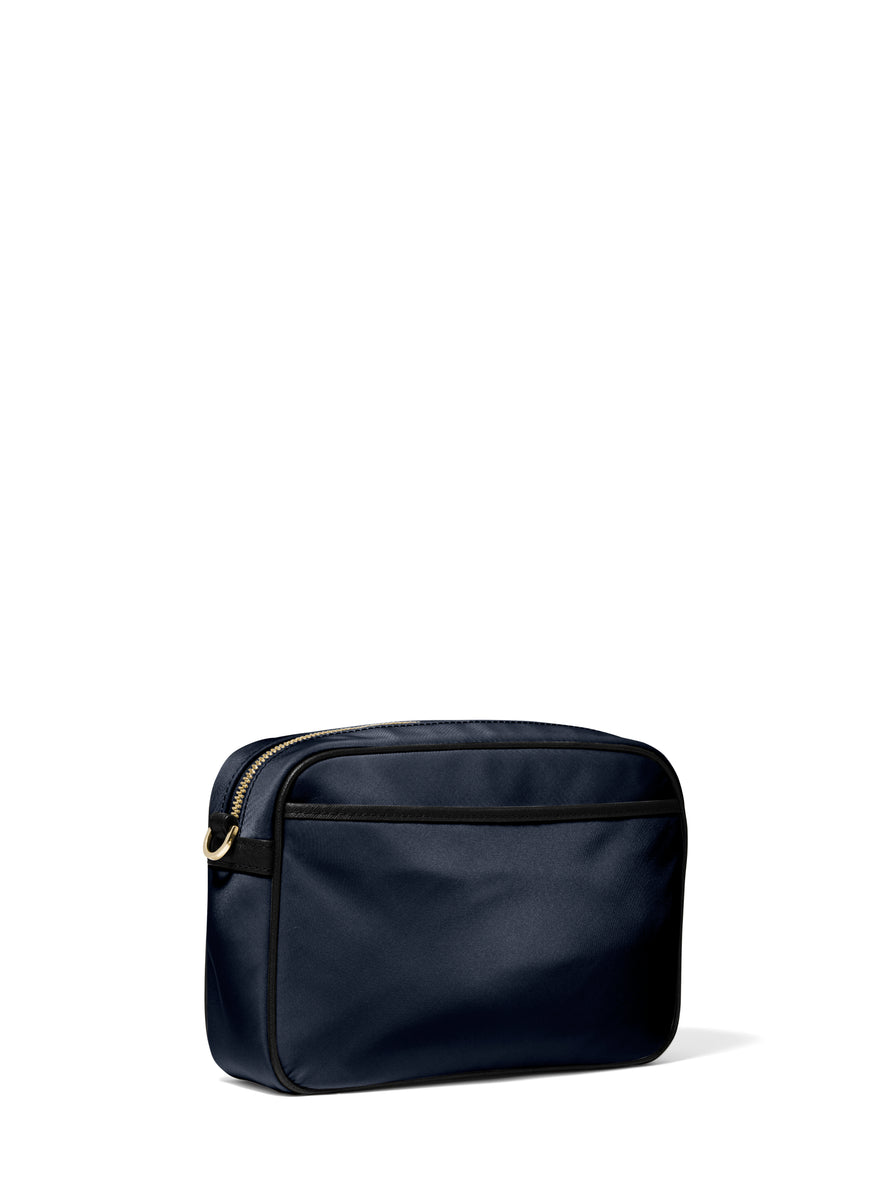 Large Nylon Gabardine Crossbody Bag