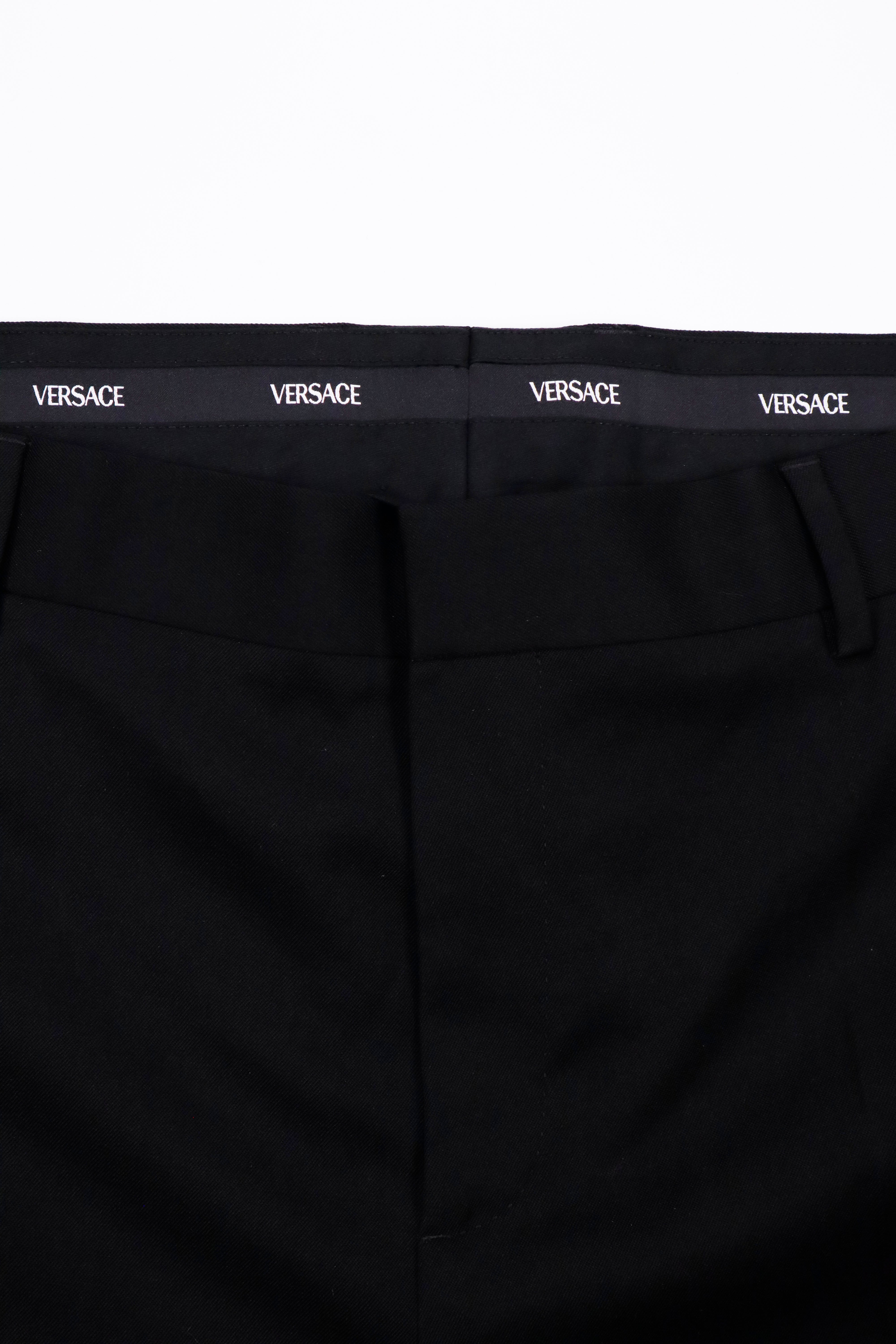 Versace Straight Leg Pants Mens