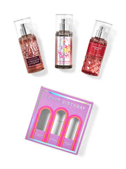 Happy Birthday Fine Fragrance Mist Trio Mini Gift Box Set
