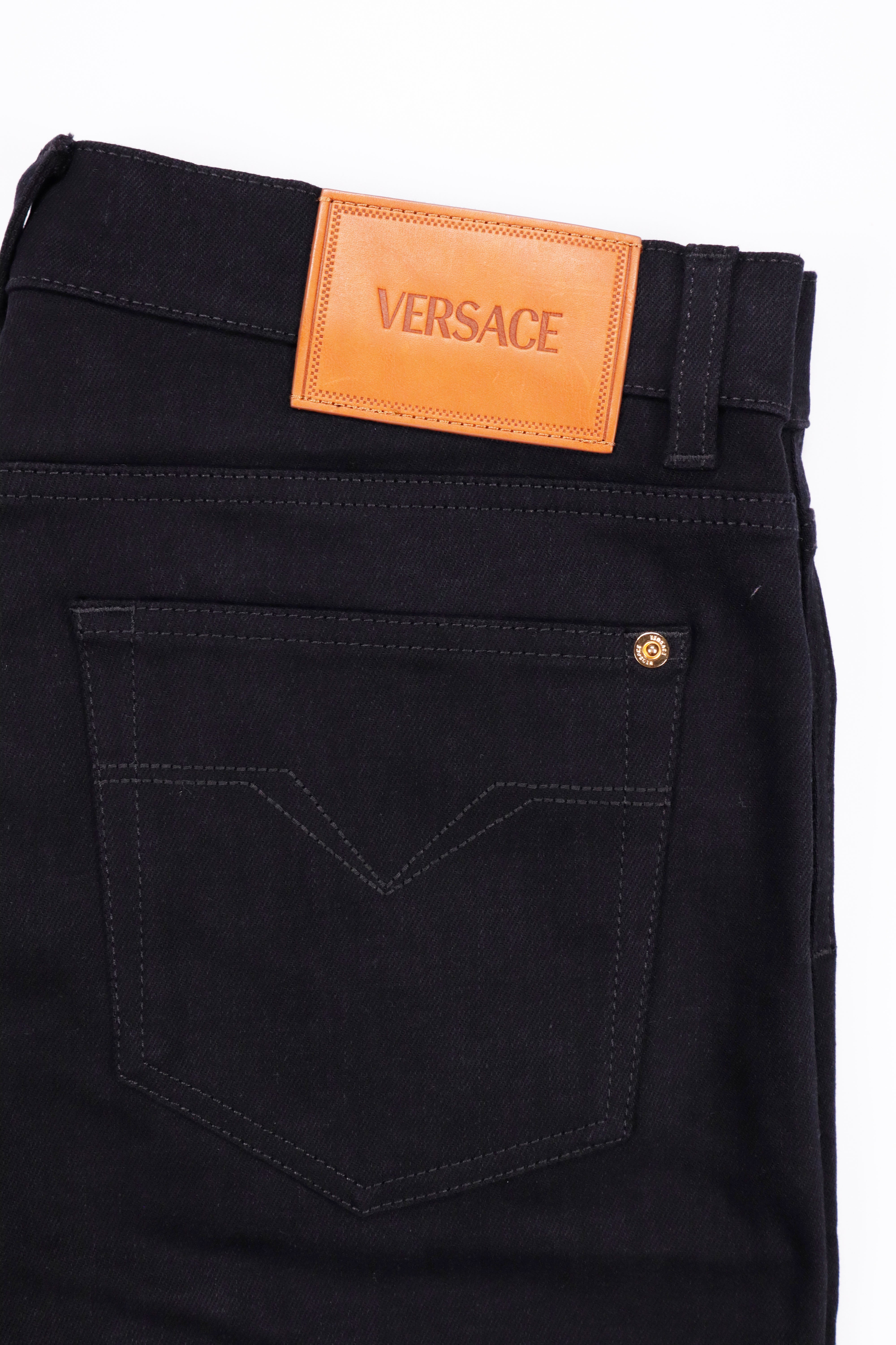 Versace La Medusa Slim-Fit Jeans