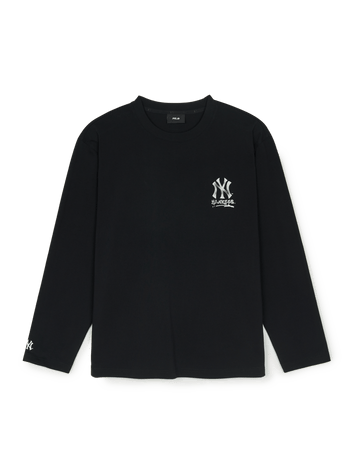 BASIC MEGA LOGO LOOSE FIT LONG SLEEVE T SHIRTS NEW YORK YANKEES