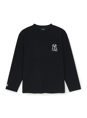 BASIC MEGA LOGO LOOSE FIT LONG SLEEVE T SHIRTS NEW YORK YANKEES