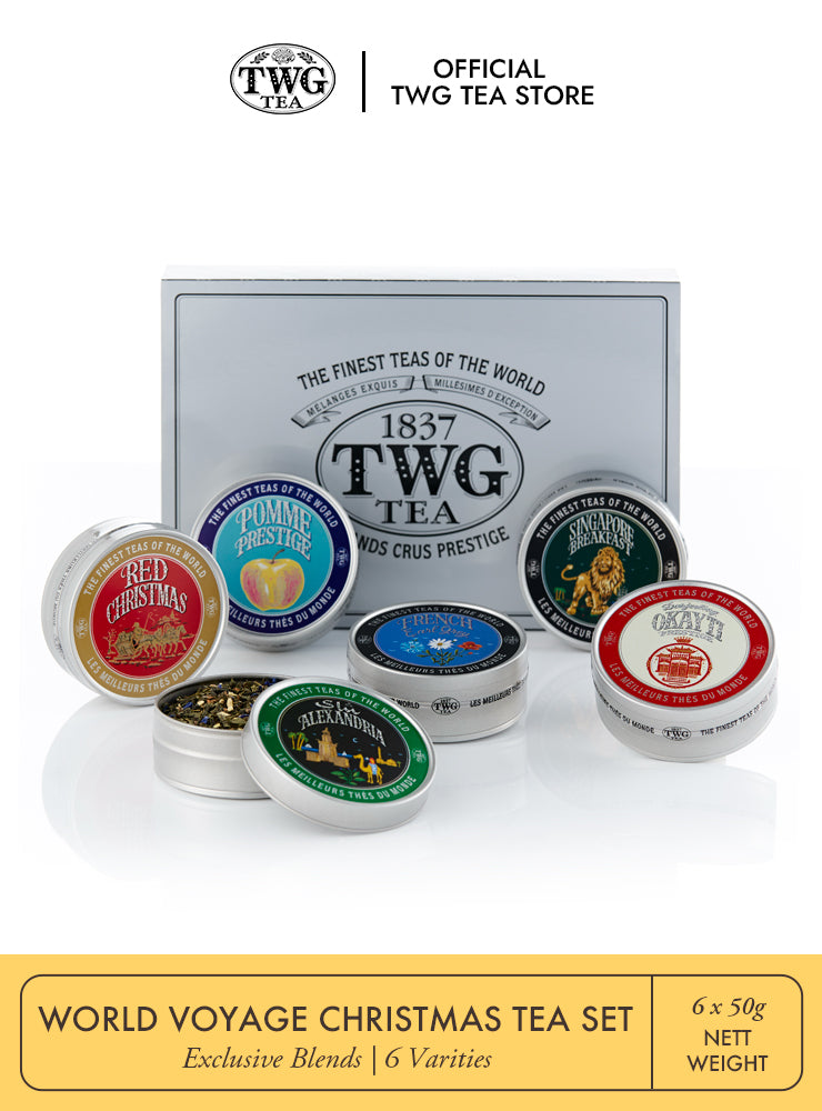 World Voyage Christmas Tea Set