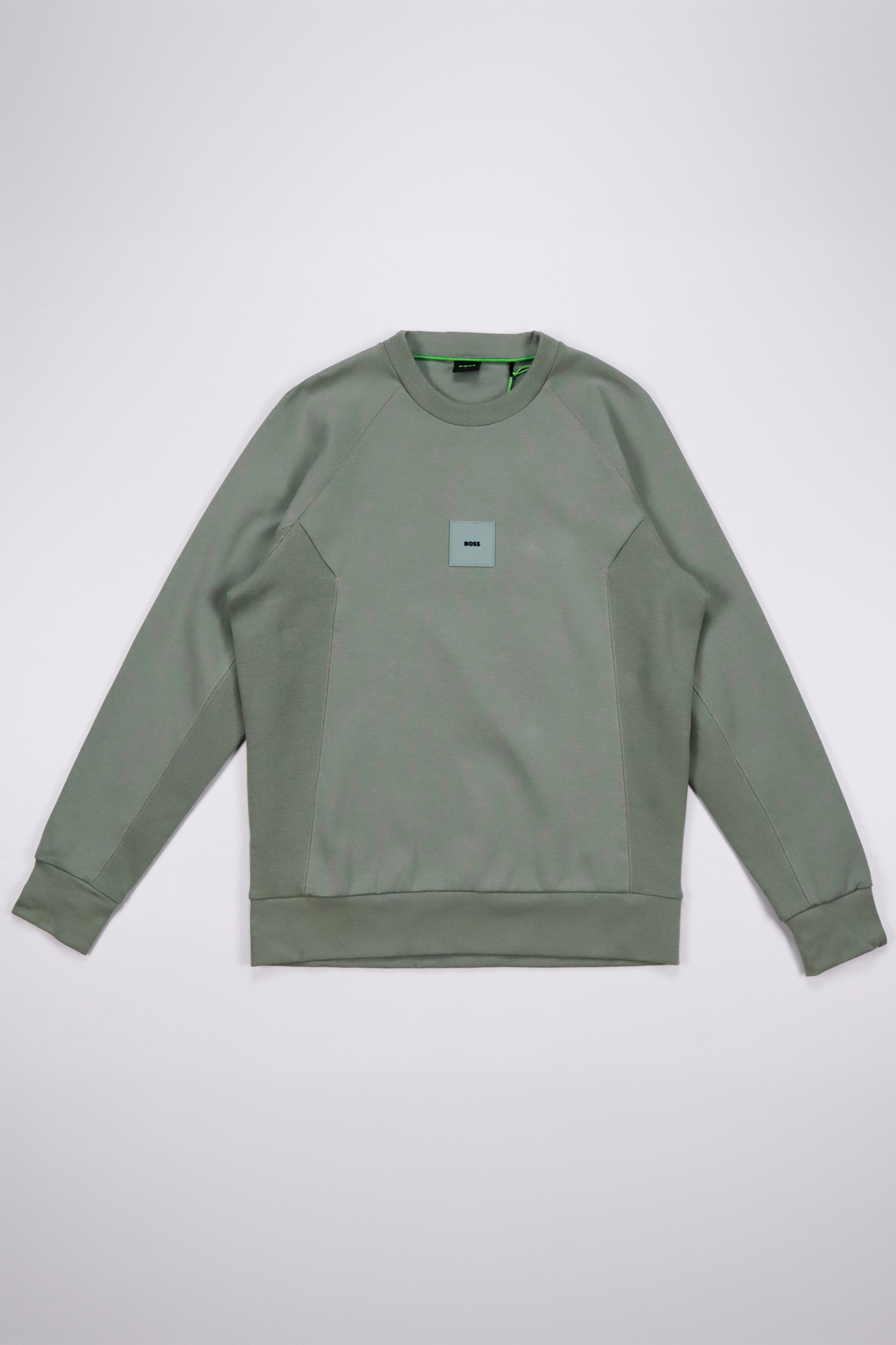 BOSS Salbo Rib Mens Crew Neck Sweatshirt