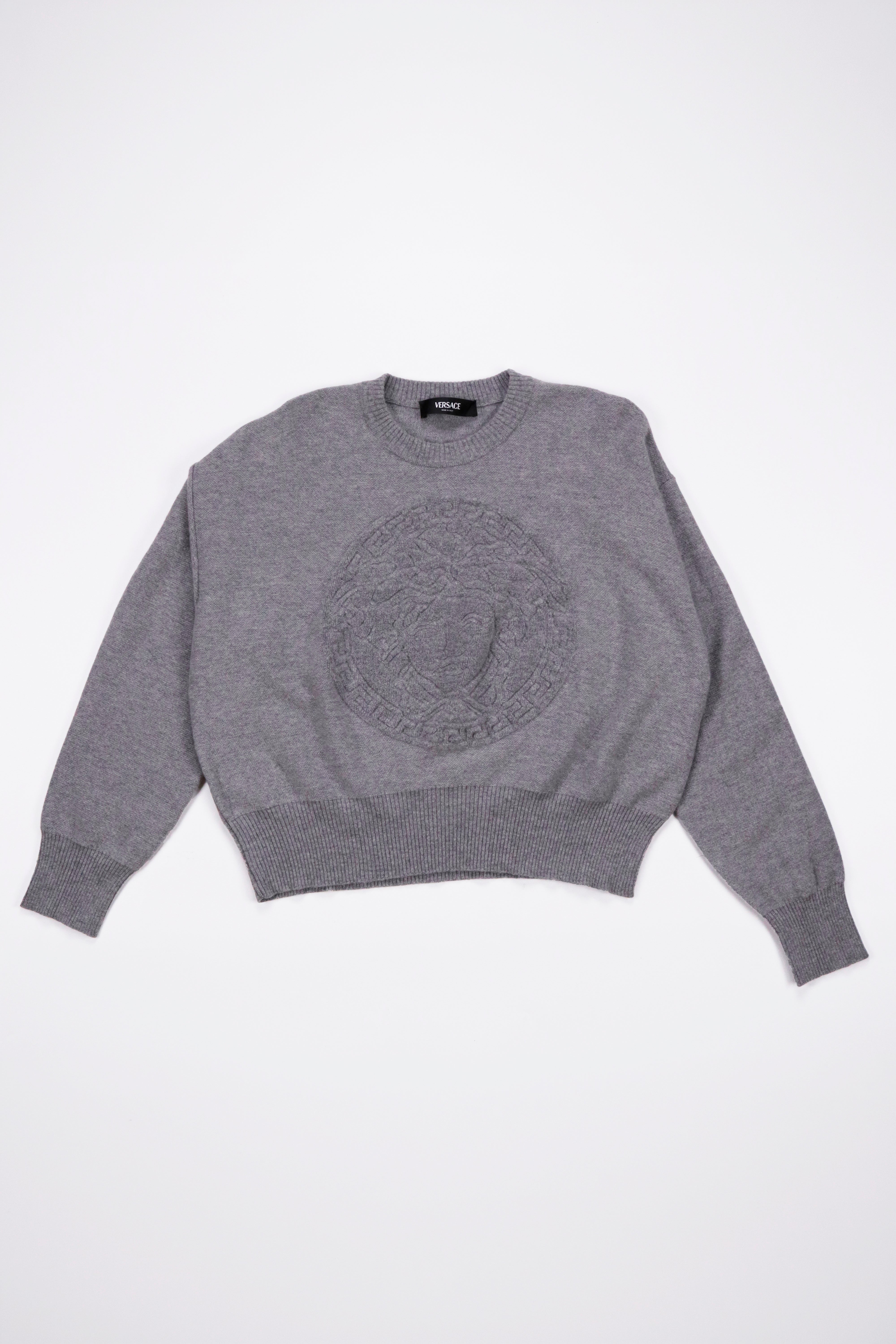 Versace Cashmere-Wool Knit Sweater