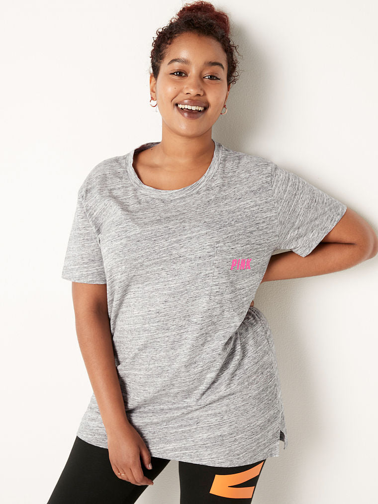 Cotton Short Sleeve Campus T-Shirt