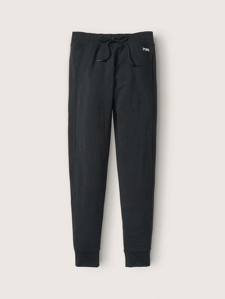 Cotton High-Waist Joggers
