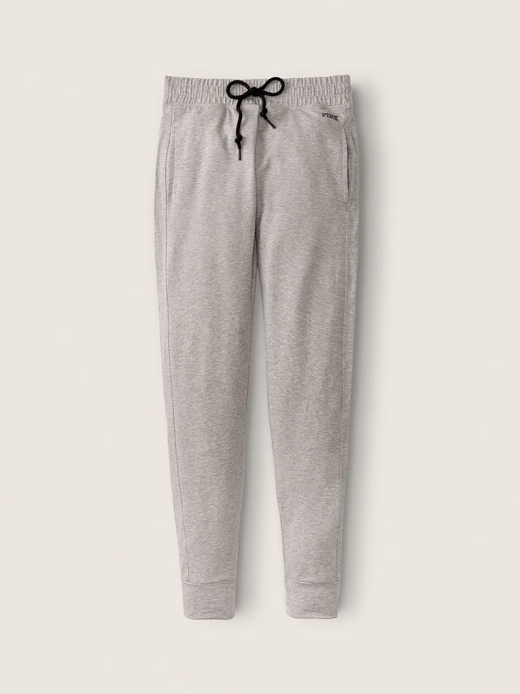 Cotton High-Waist Joggers