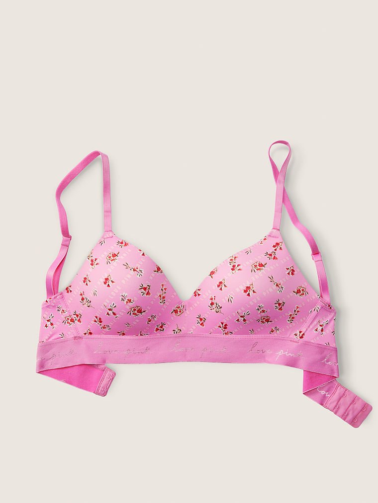 30A - Victoria's Secret » Pink Wear Everywhere Lightly Lined Bra