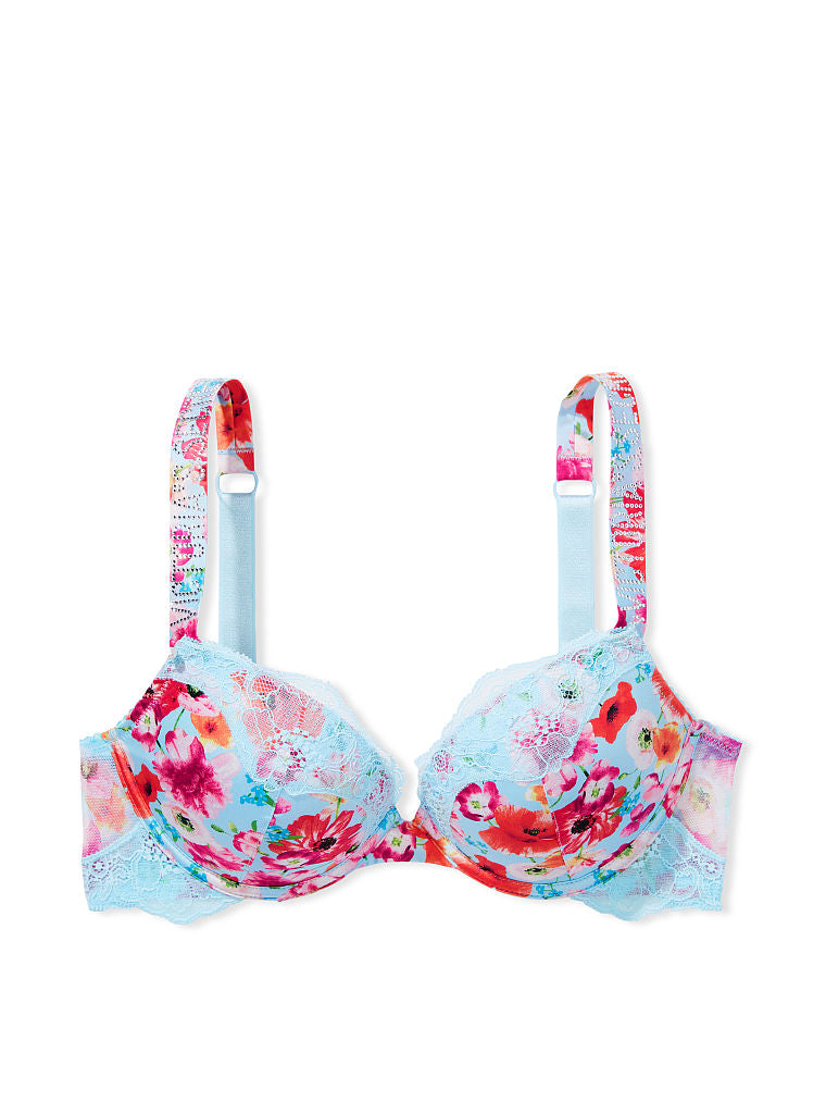 Satin Shine Strap Push-Up Bra