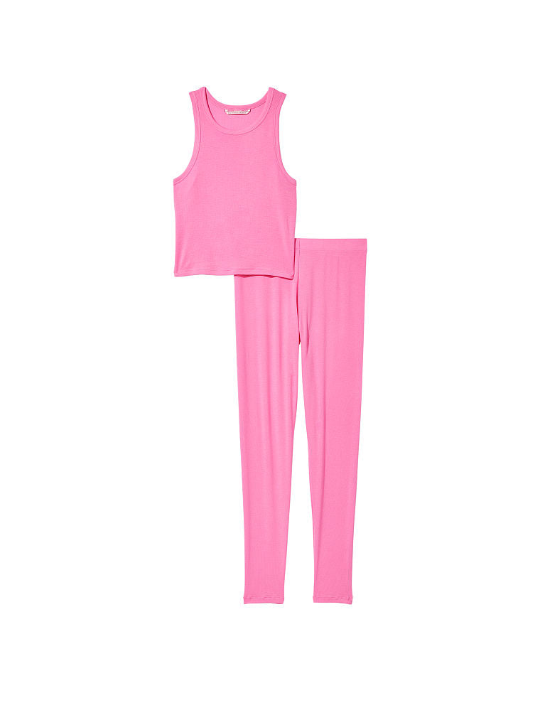 Ribbed Tank & Leggings Set