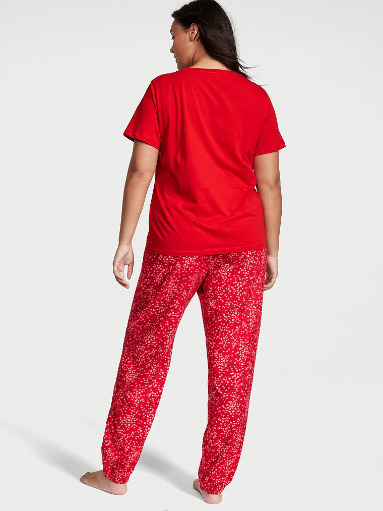 Flannel Tee-jama Set