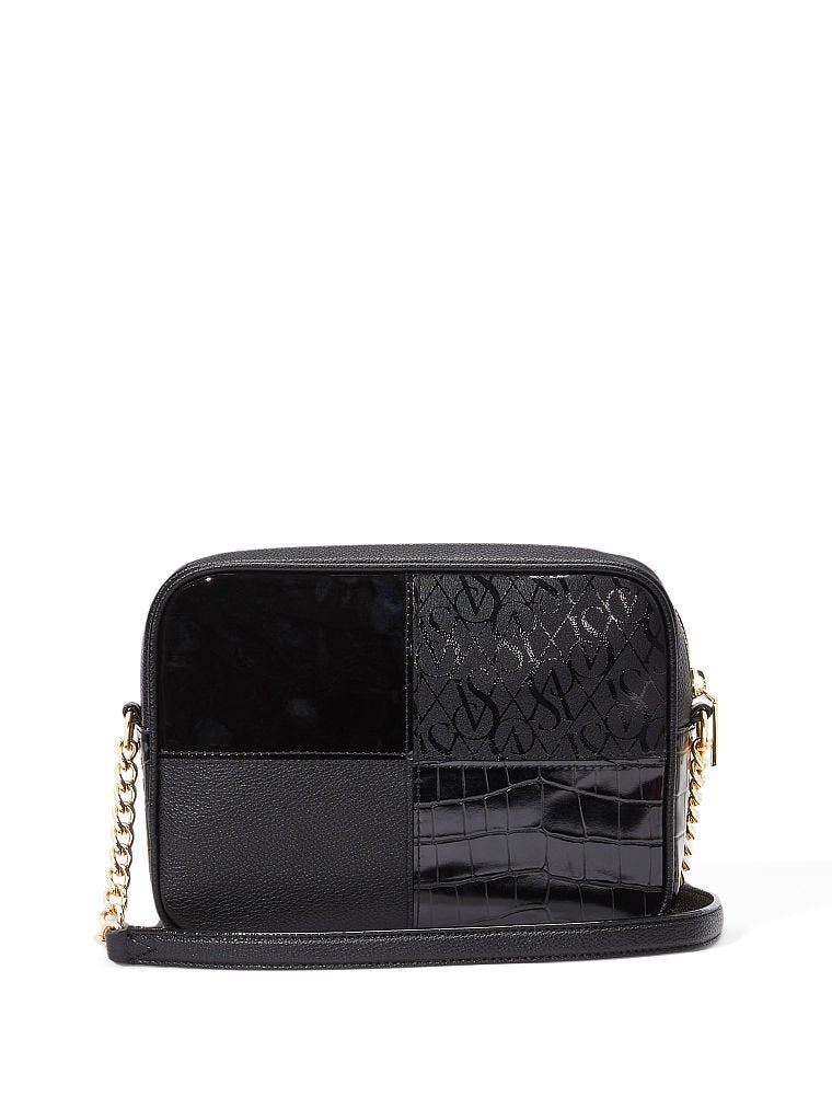 Noir Patchwork Crossbody Bags