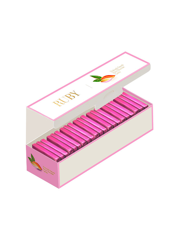 Ruby Chocolate Carré Collection 21pcs
