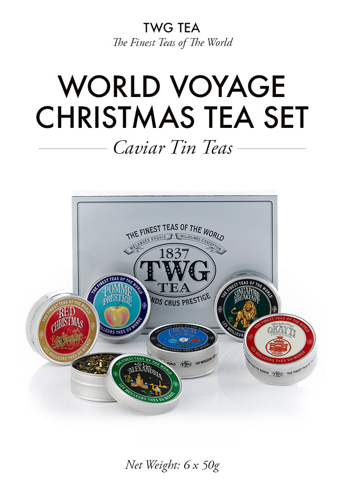 World Voyage Christmas Tea Set