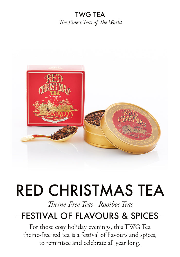 Red Christmas Caviar Tin Tea