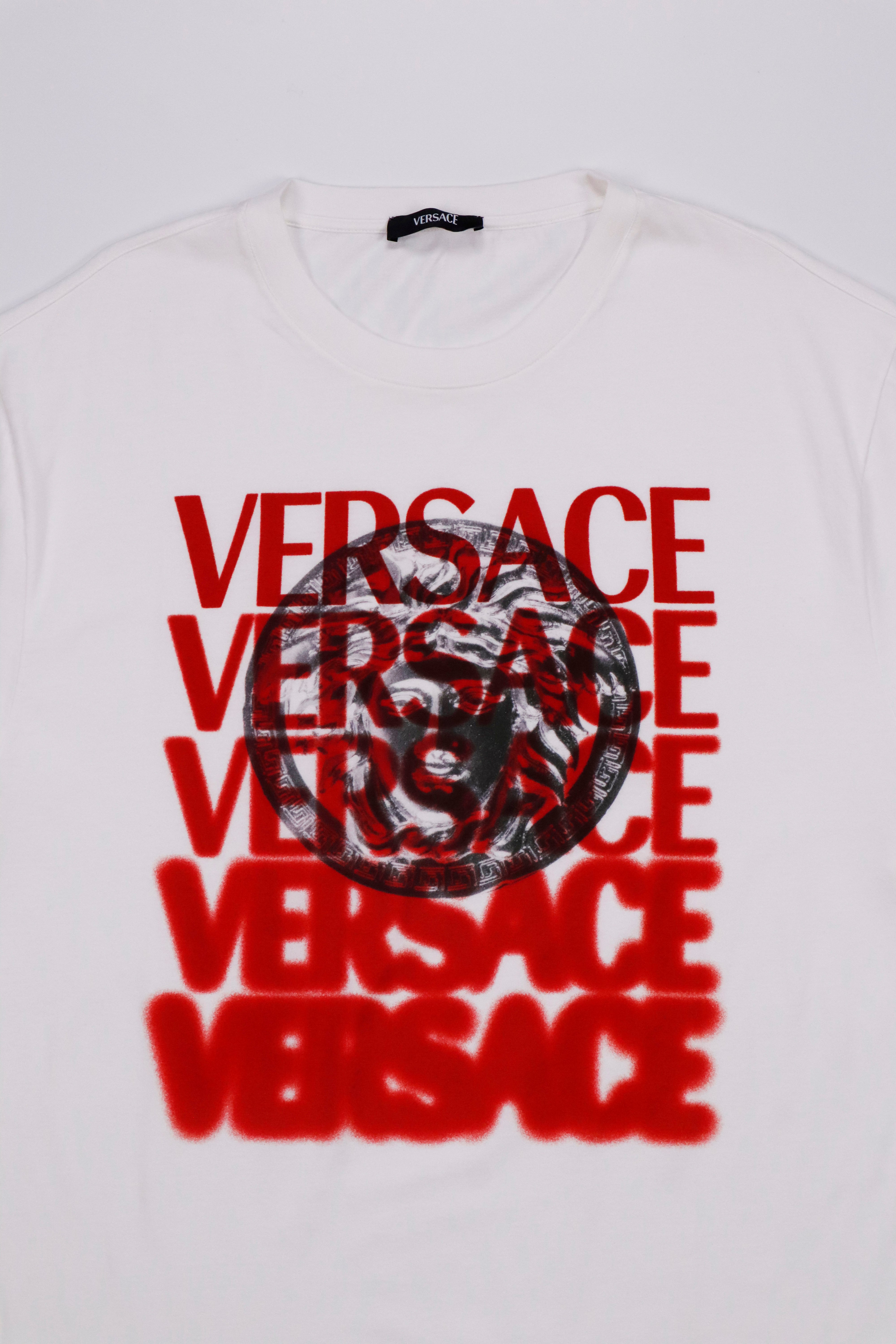 Versace Men's Medusa Medallion Print T-Shirt