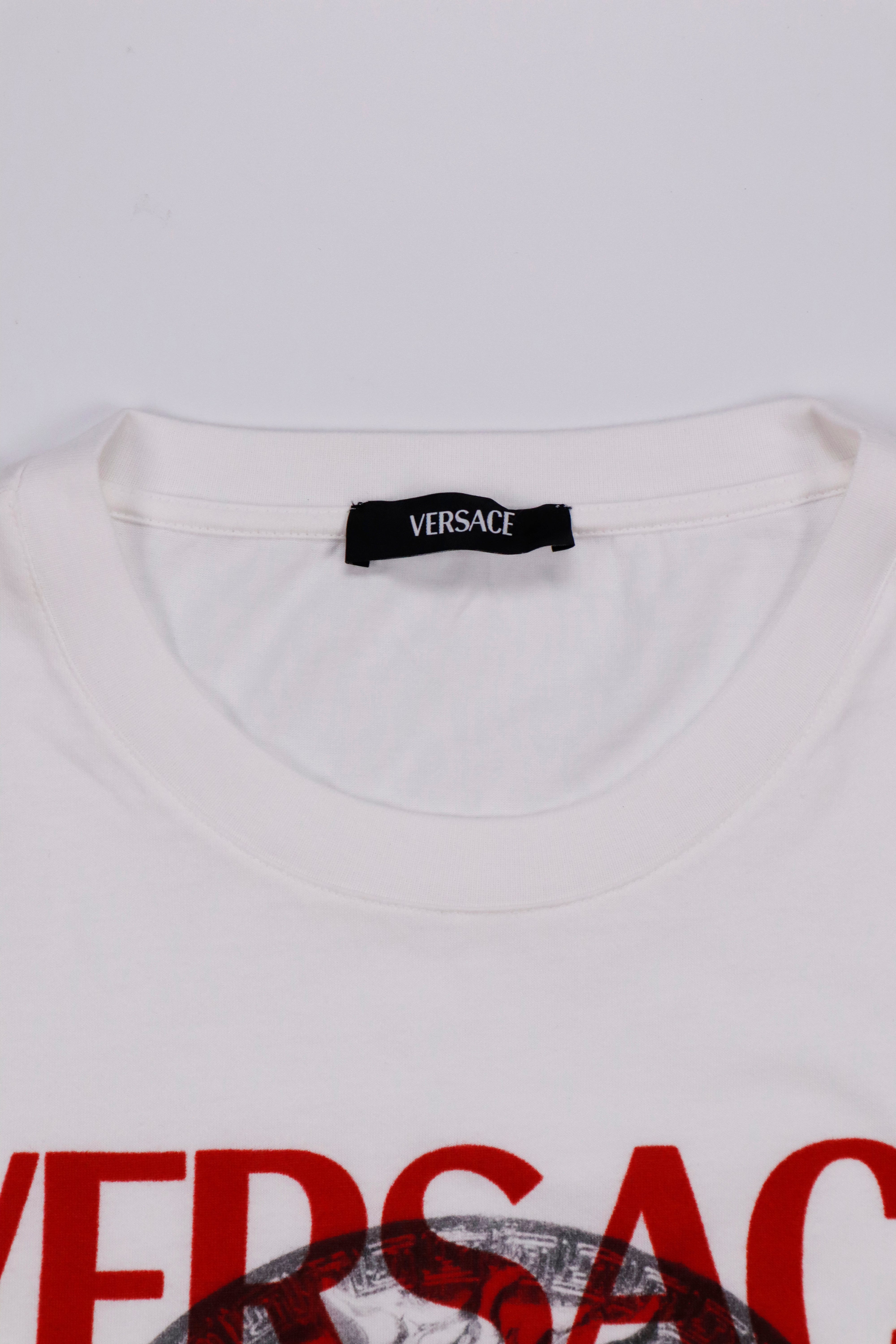 Versace Men's Medusa Medallion Print T-Shirt