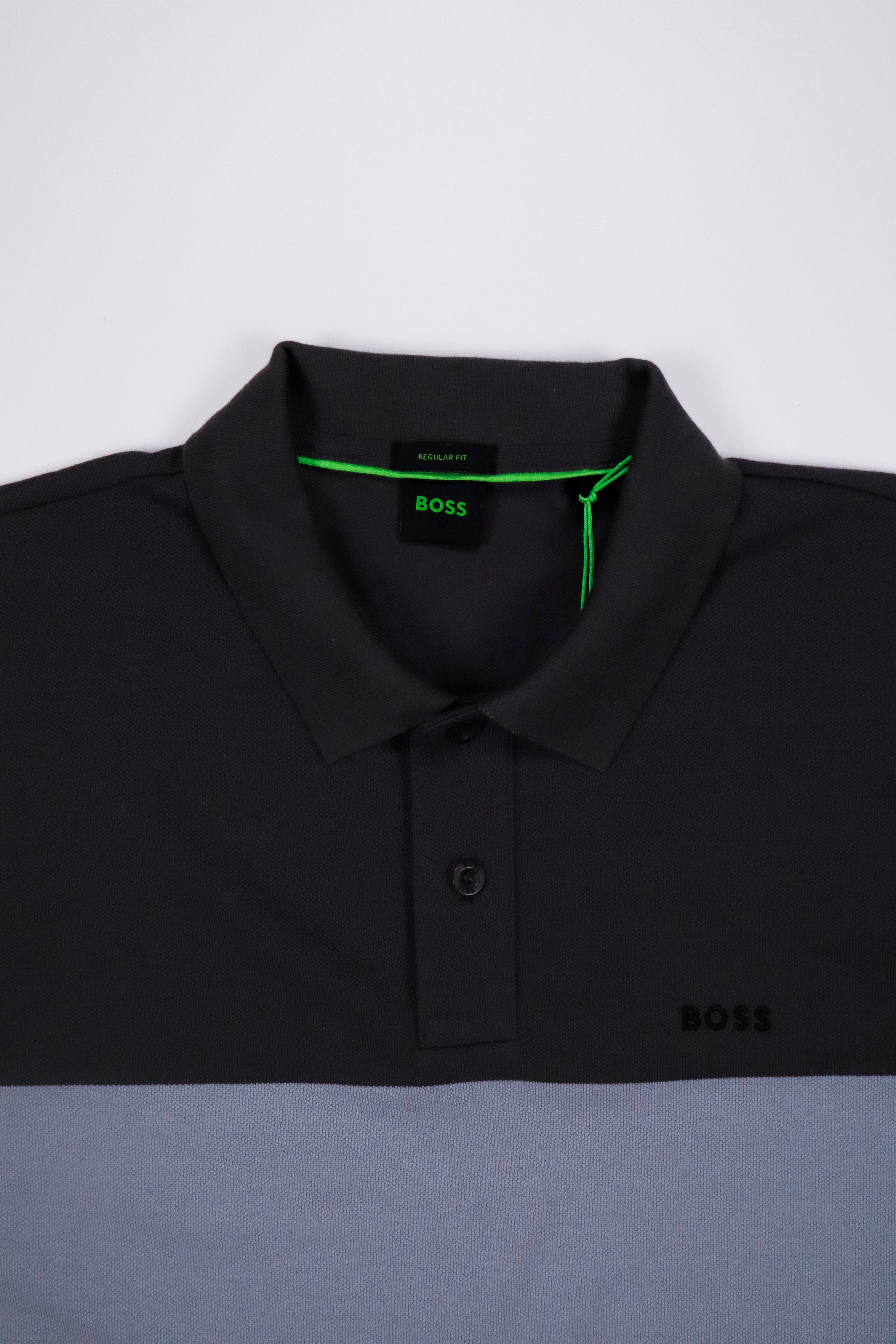 Cotton-Piqué Polo Shirt with Block Stripes