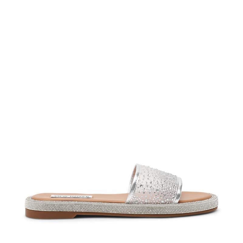 AESHA SILVER MESH SANDAL
